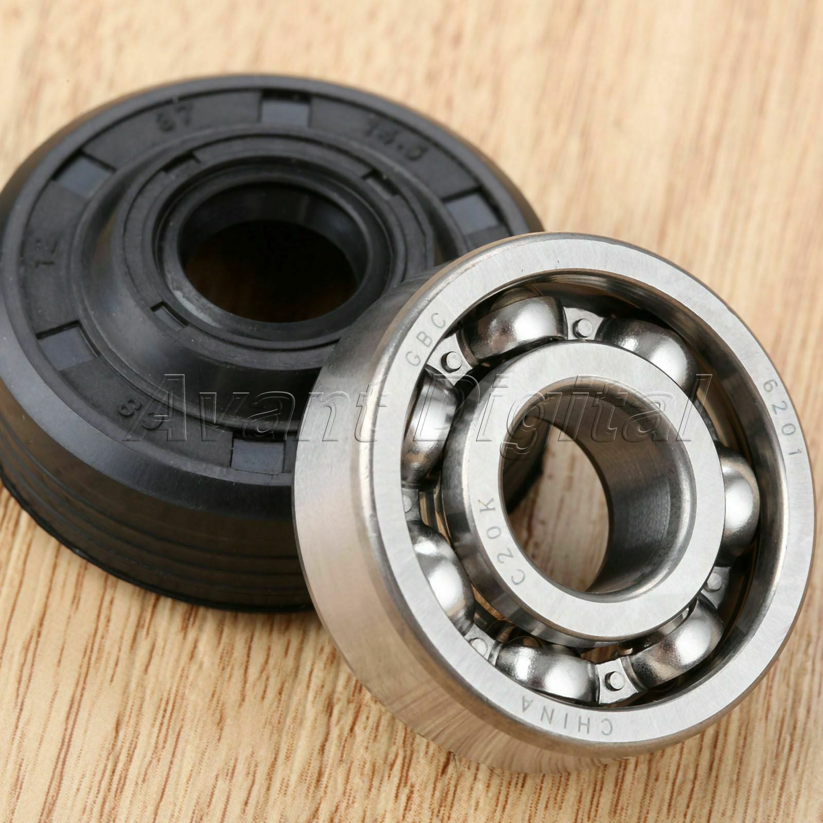 2x Oil Seal Crankshaft Main Bearing For Husqvarna 36 41 136 137 141 142 Parts