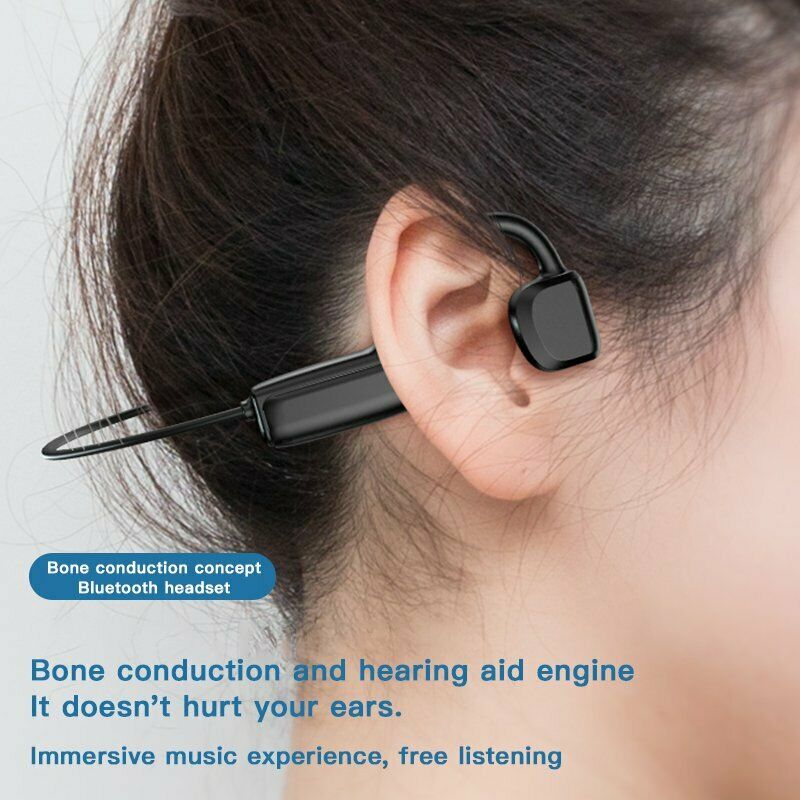 Hanging Ear Headphone Bone Conduction Wireless Bluetooth Headset Earphone Sport
