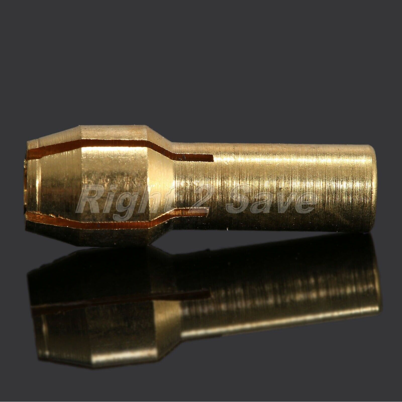 10pcs 0.5mm-3.2mm Brass Collet & M8*0.75 Keyless Drill Chuck Rotary Tool Kit R2S