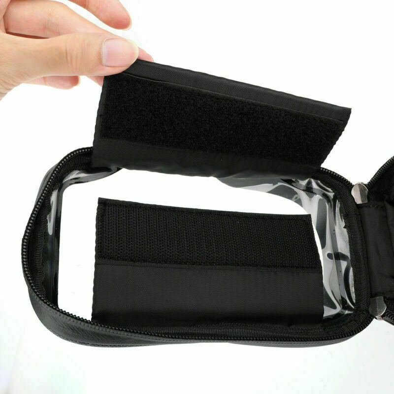 Bicycle Cycling Front Top Tube Frame Bag MTB Waterproof Phone Holder Case Red