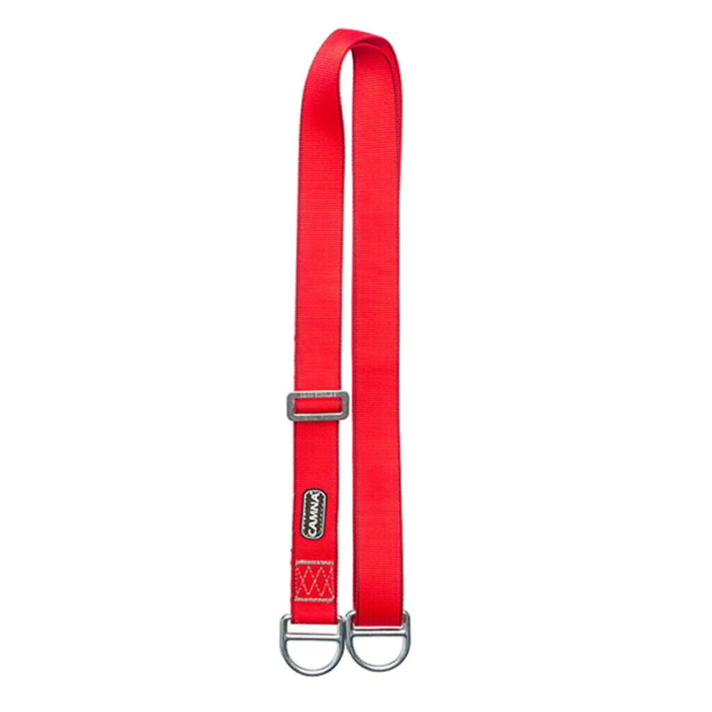 22KN Climbing Rope Friction Saver Wear-resistant Loop Sling Belt Rappelling