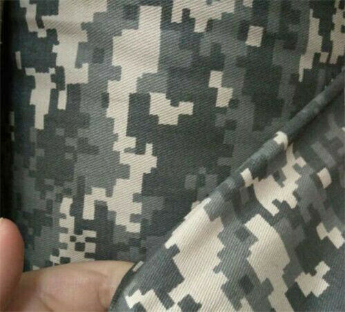 1.48M Width Polyester Cotton Twill Fabric Army Mosaic Digital Camo Cloth