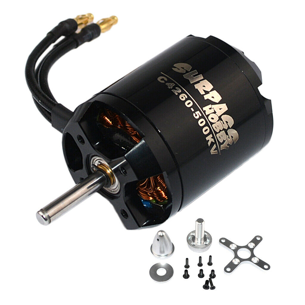 C4260 500KV Brushless Outrunner Motor 42 Ã— 60mm For RC Airplane Accessories