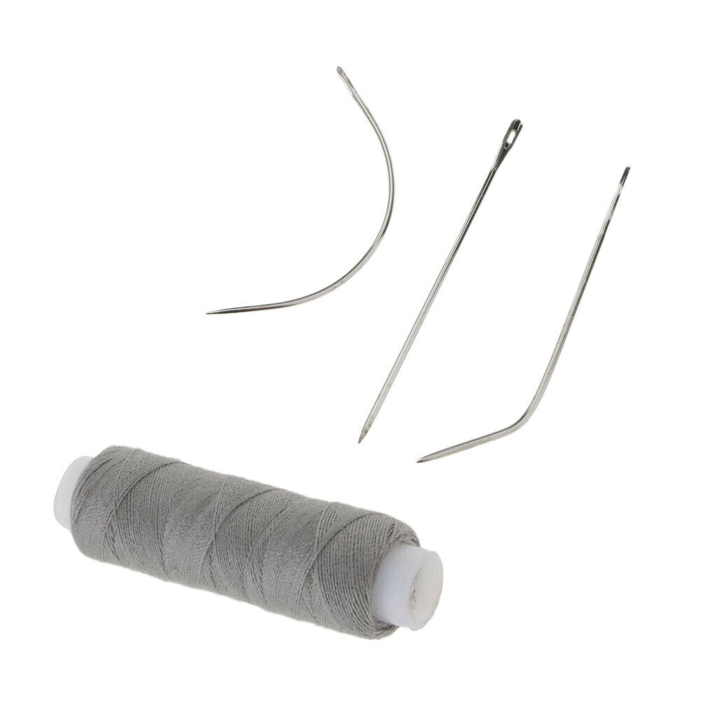 2pc Cotton Hair Track Weft Sew Thread Hair Extension Wig Making Strong
