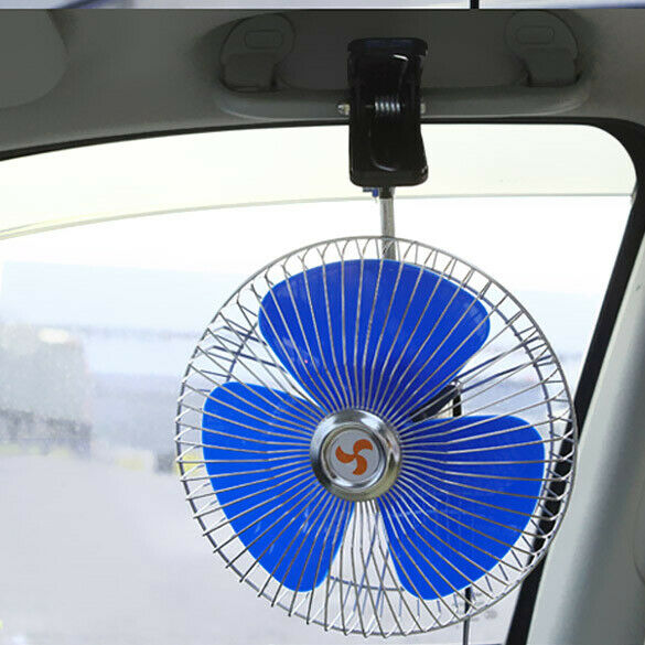 8 Inch 12V 25W Portable Vehicle Auto Car Fan Oscillating Car Auto Cooling Fan