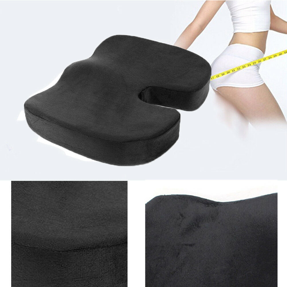 Memory Foam Coccyx Orthopedic Car Seat Office Chair Cushion Pain Relief Pillow