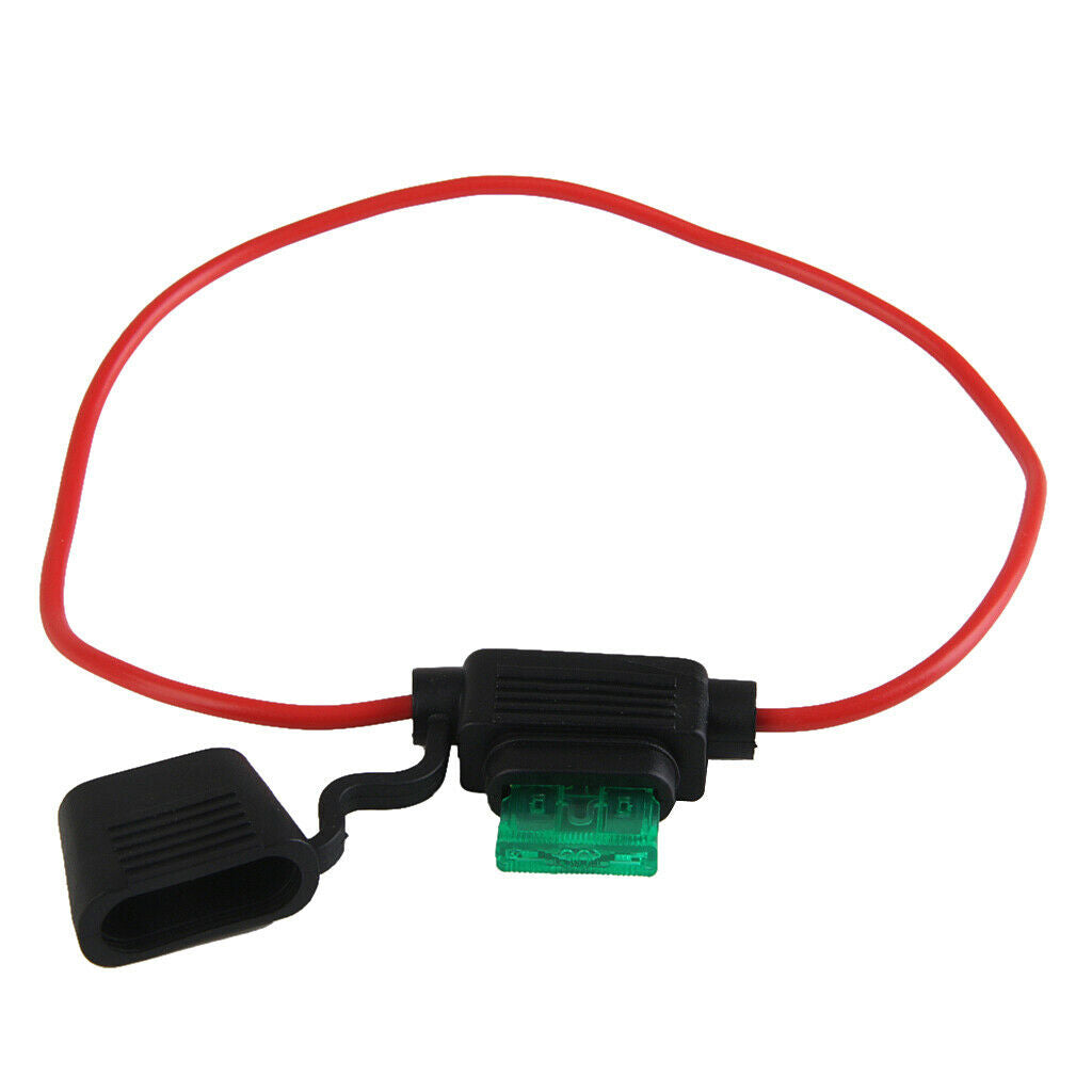 In-Line Standard  Fuse Holder For 12V 30A Fuses Car Bike