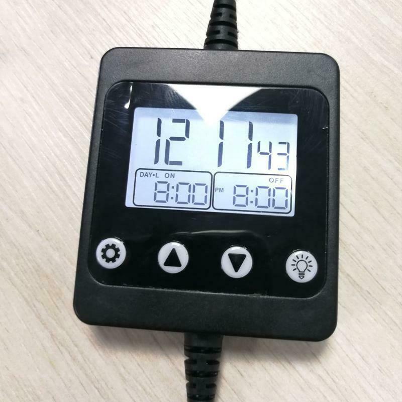Aquarium LED Light Controller Dimmer Modulator with LCD Display for Fish Tank