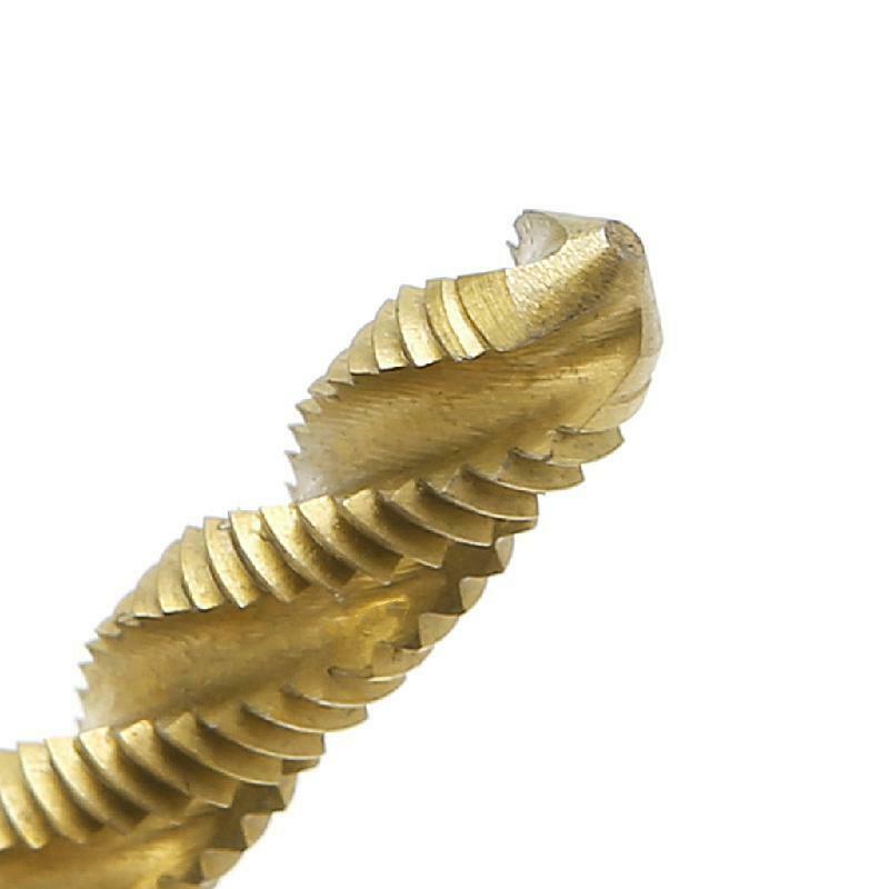 M6 HSS Screw Thread Metric Spiral Hand Plug Tap Kit 6mm*1mm