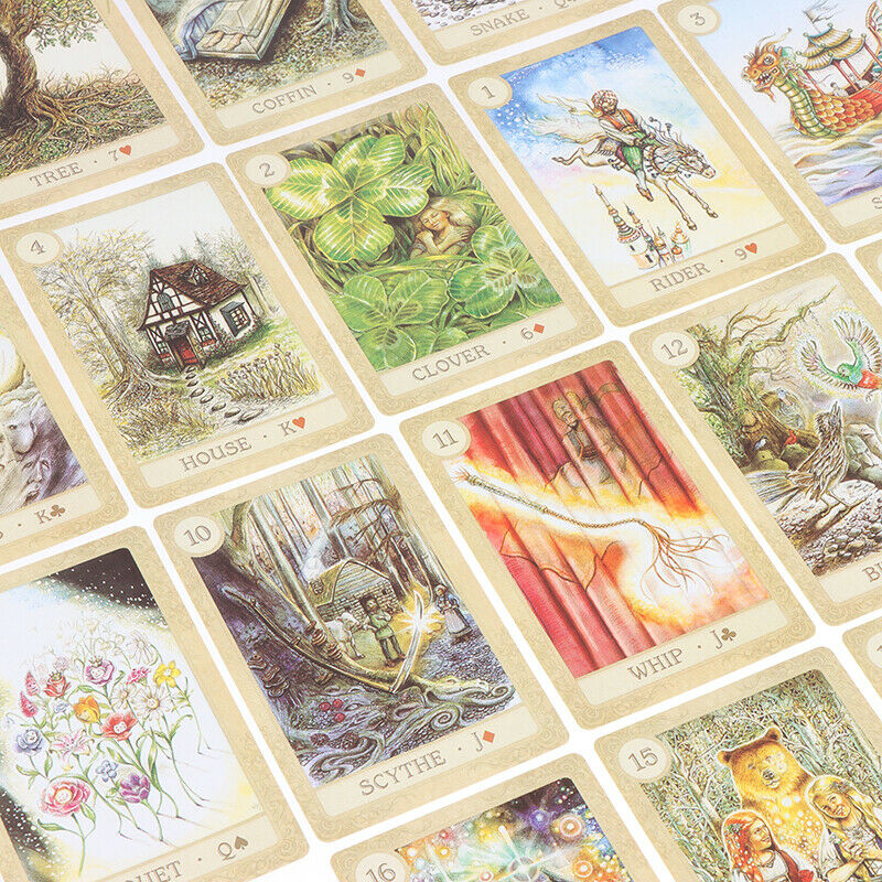 Fairy Tale Lenormand Oracle Card Tarot Card Party Prophecy Divination Board G XC