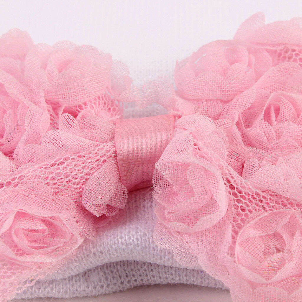 2pcs 0-6 Months Newborn Baby Infant Girl Bowknot    Beanie Hat
