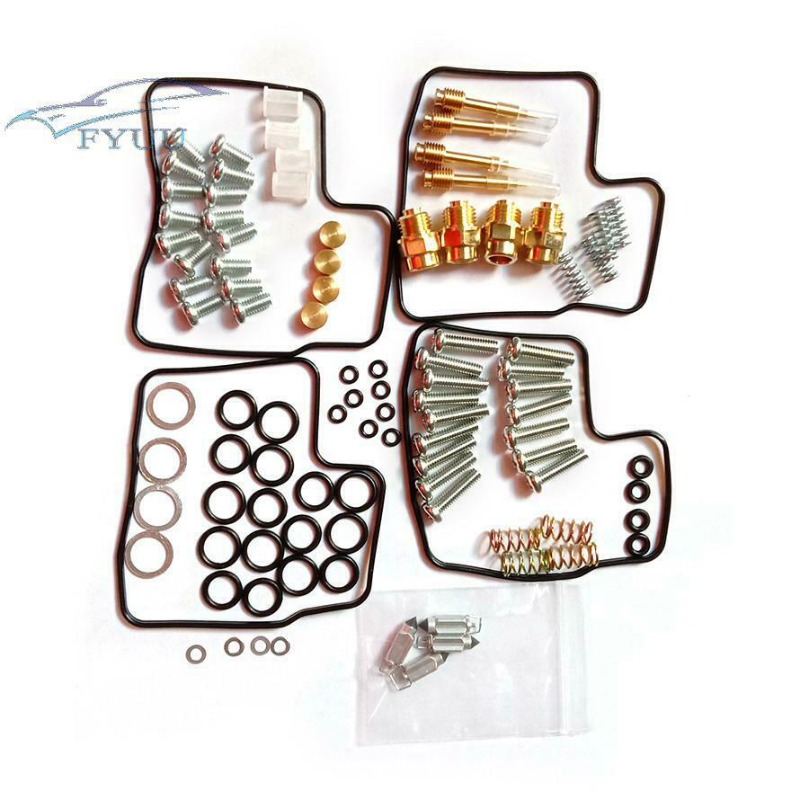 4 Sets Carburetor Repair Kit for VF700C VF700F VF750F w/ Gasket Screw Spring