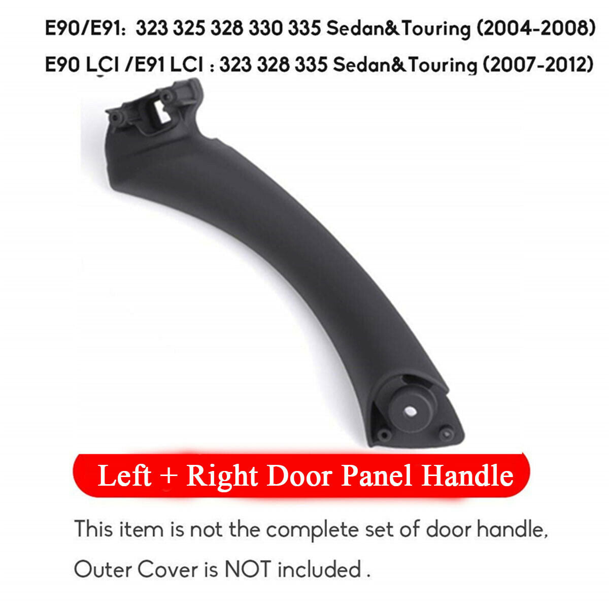 Door Panels Handle Pull Left & Right Side For BMW E90 E91 3-Series 323 328 335