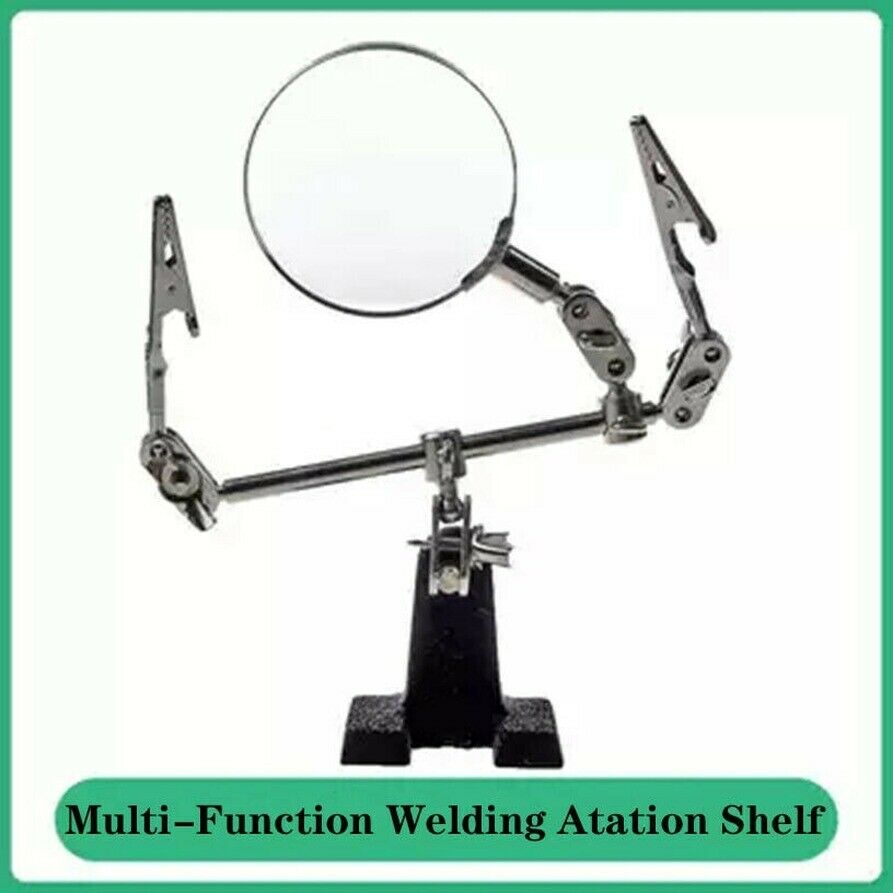 Magnifier Clip Seat Multi-Function Welding Station Shelf DIY Electronic Module