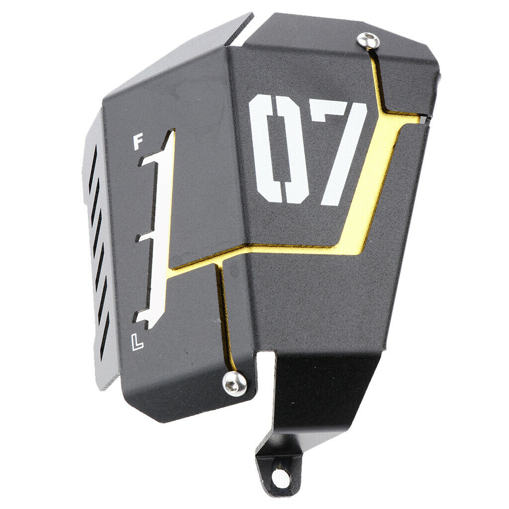 Radiator Coolant Water Reservoir Tank Guard Cover for Yamaha MT-07  Golden