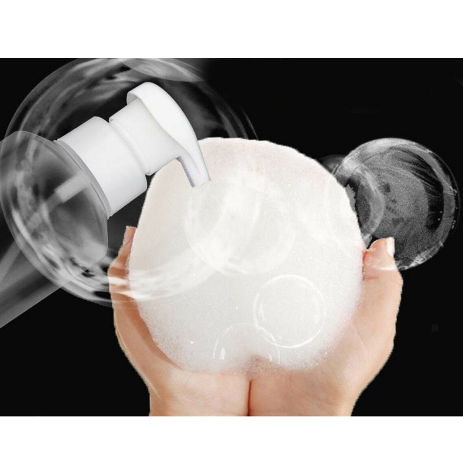 Plastic Foam Bottle Soap Shampoo Dispenser Diffuser for Travel Leak Press
