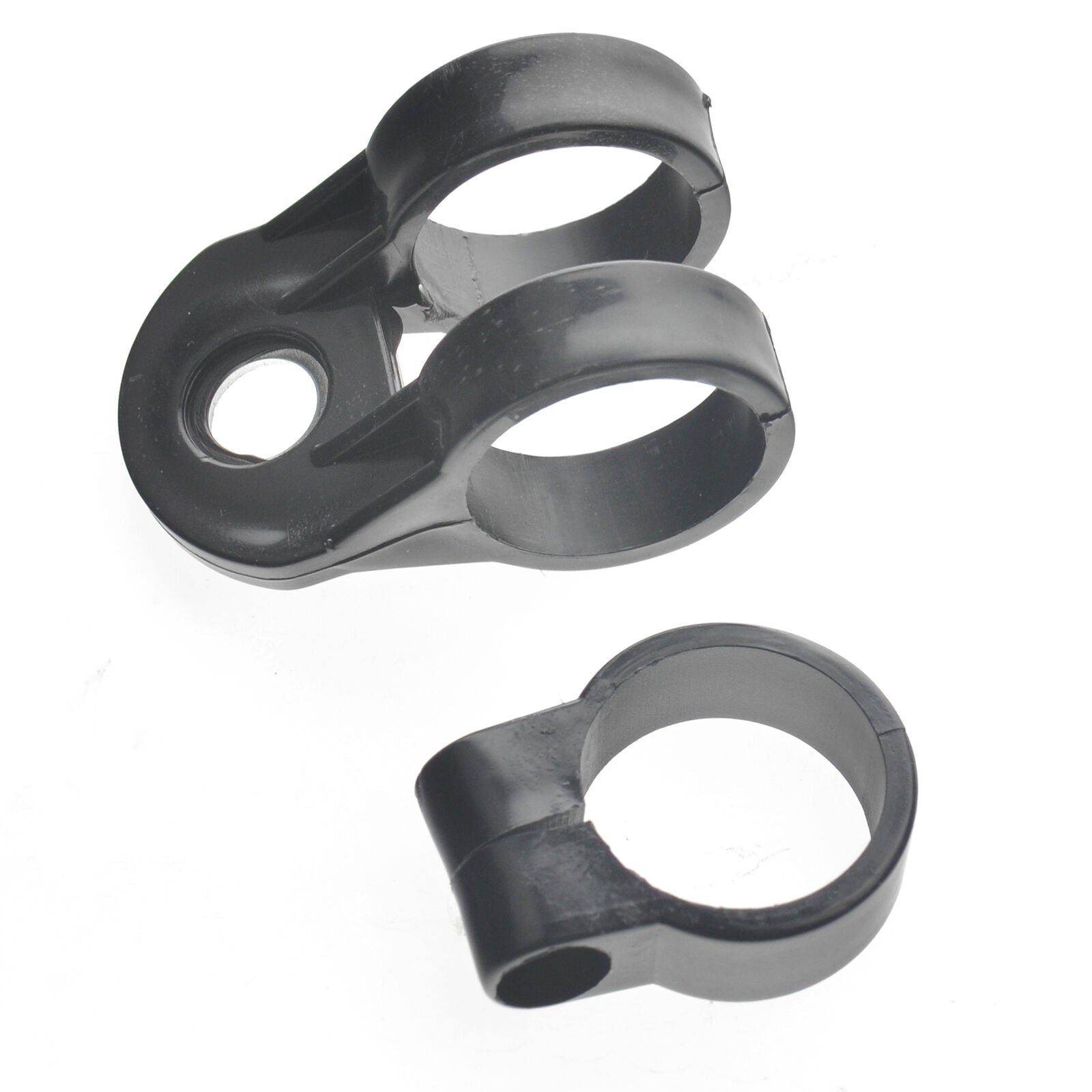 Plastic Black Strimmer Brush Cutter Harness Hook Clip Bracket for 26mm Shaft
