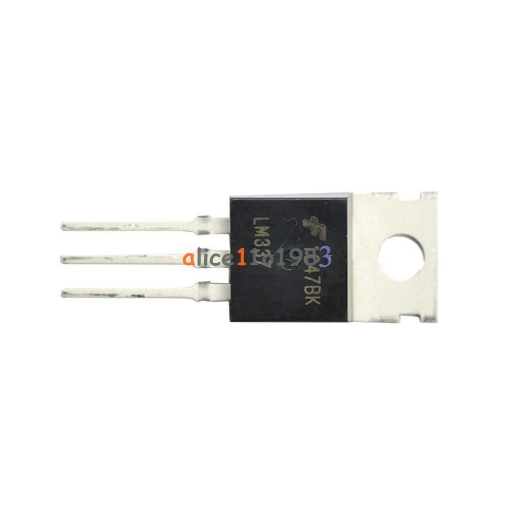 10Pcs LM337 LM337T ADJ Negative Voltage Regulator IC 1.5 New