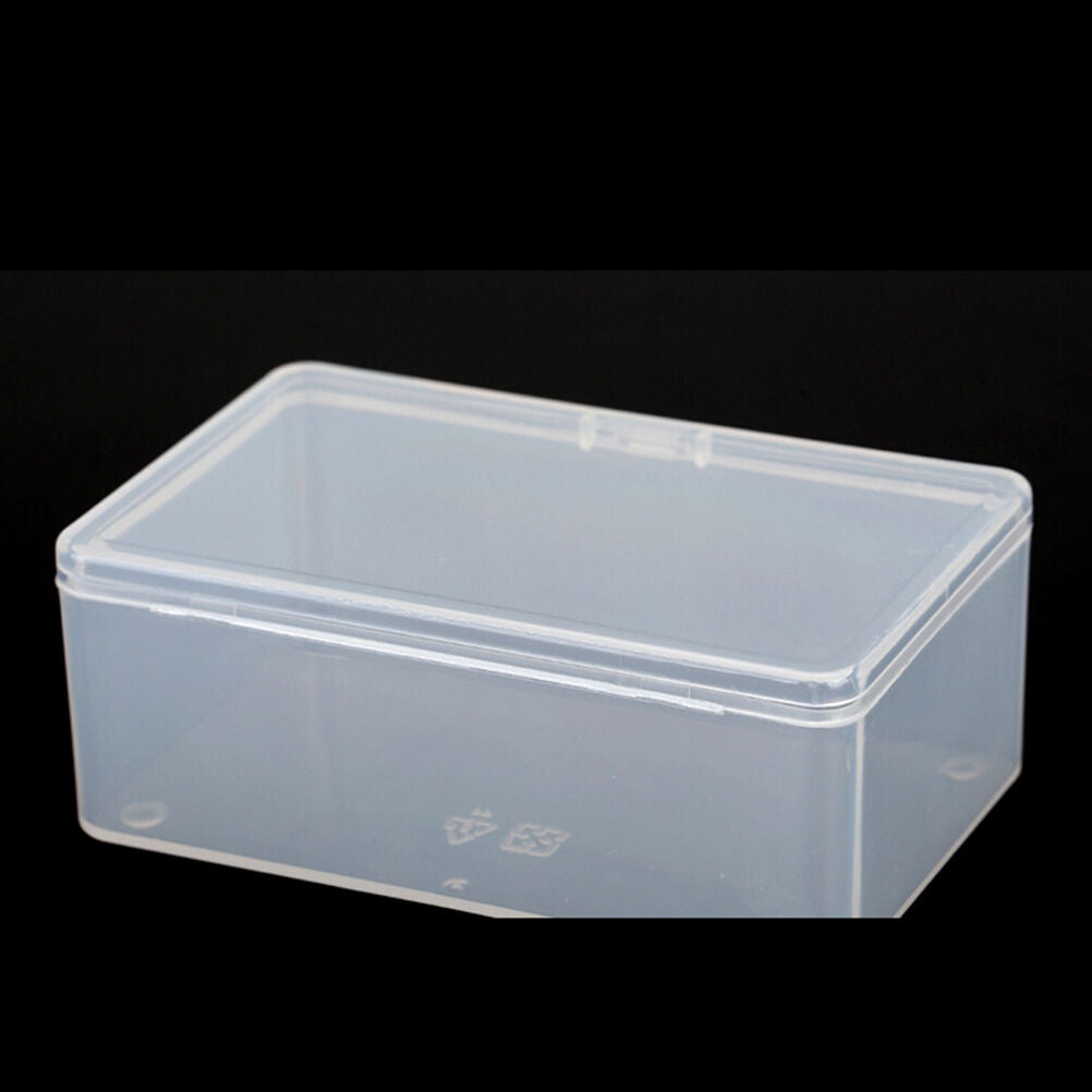 Square Plastic Clear Transparent With Lid Storage Box Collection Containers/ TL