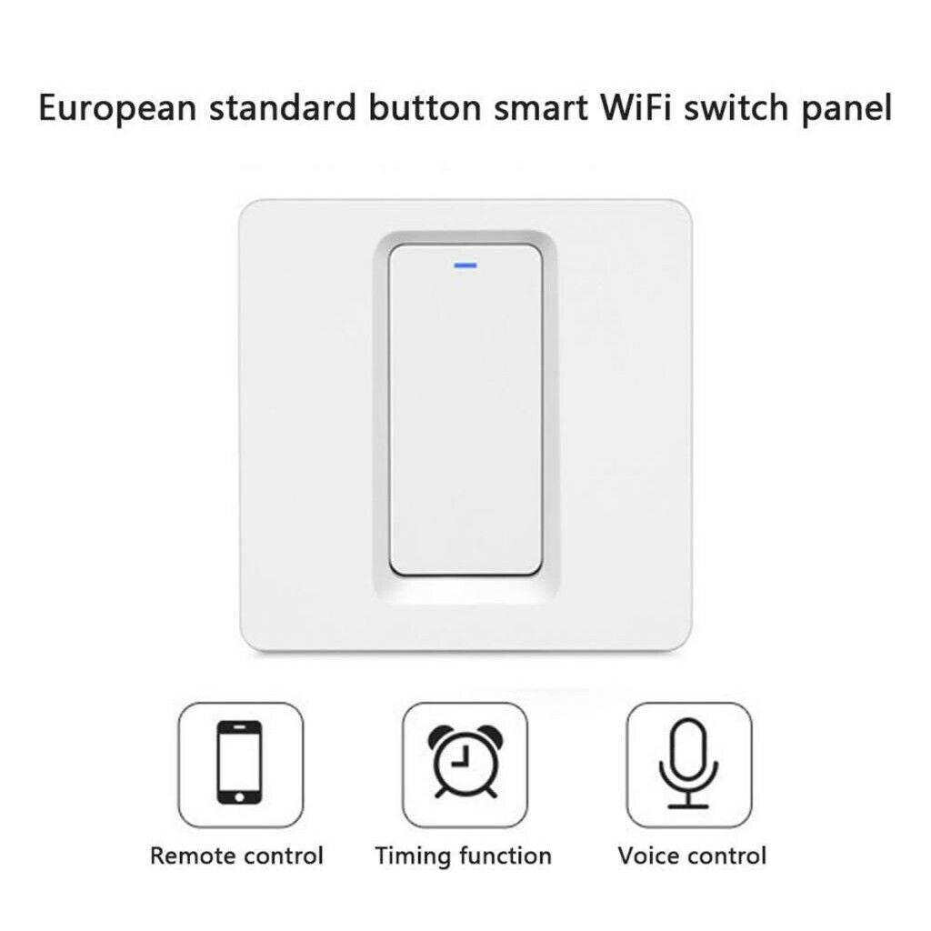 Wifi Smart Wall Light Switch Light Button Phone/Voice Control for Mall Hotel