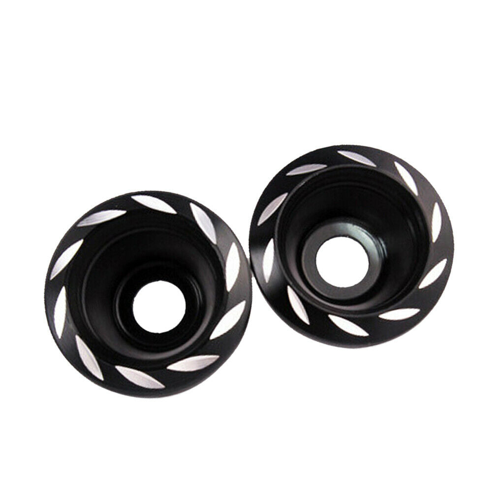 Motorcycle Front Fork Decoration Cup Wheel Drop Resistance Holder  Black