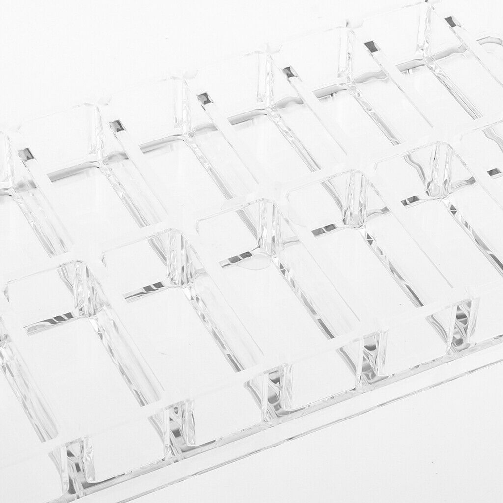 16 Slots Acrylic Blush Eyeshadow Lipstick Makeup Holder Containers Display