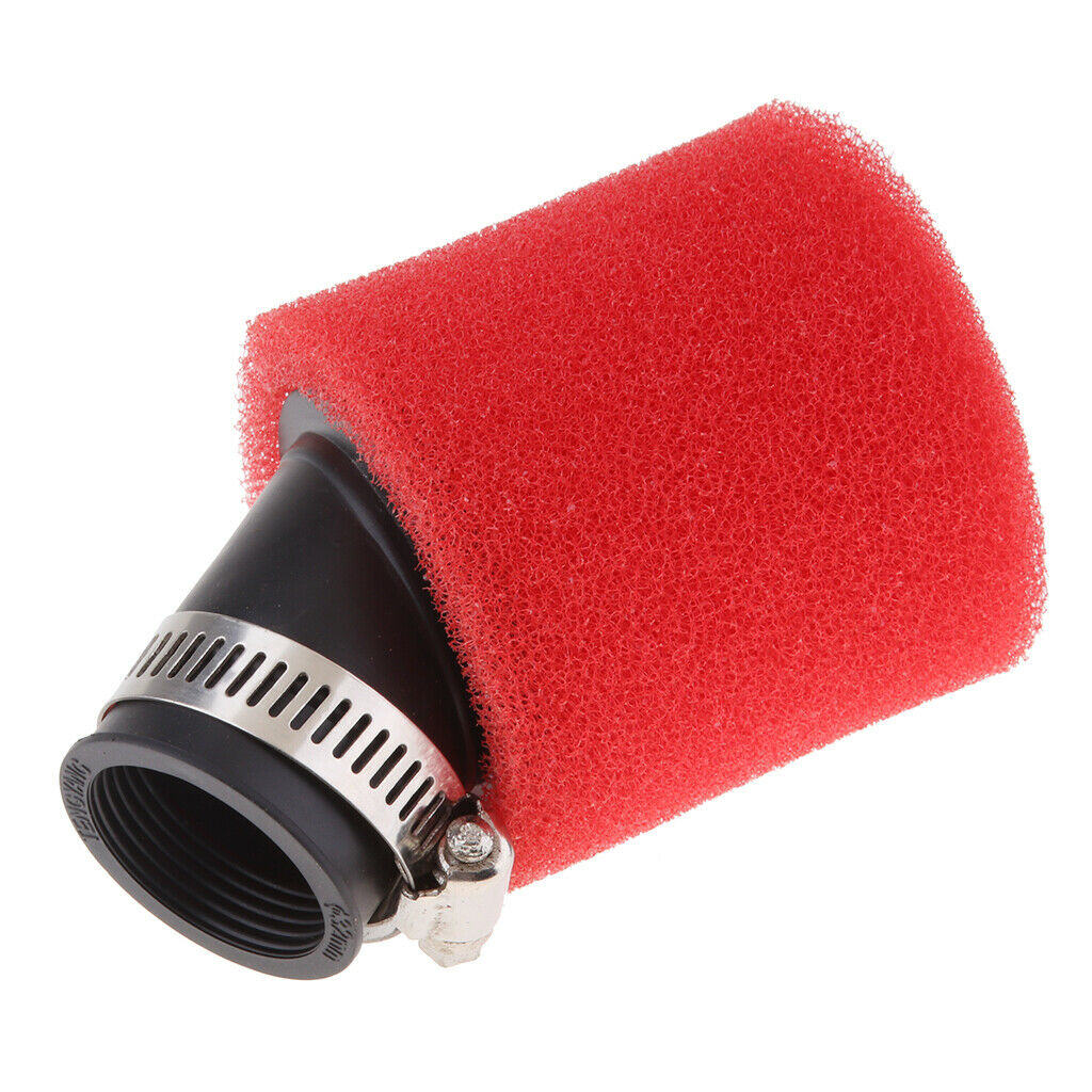 32mm Dual Layer Air Filter Bent Angled for KTM50 50cc ATV Quad Dirt Bike