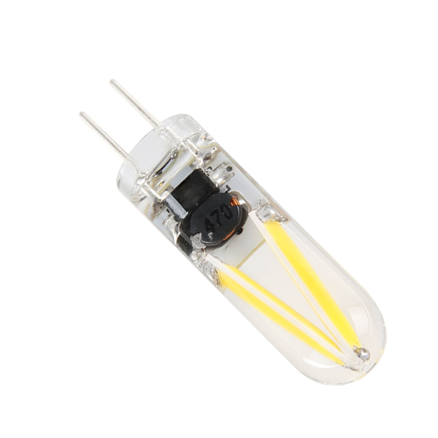 5 * G4 1.5W COB filament LED Bulb Equivalent 15W Incandescent Crystal chandelier