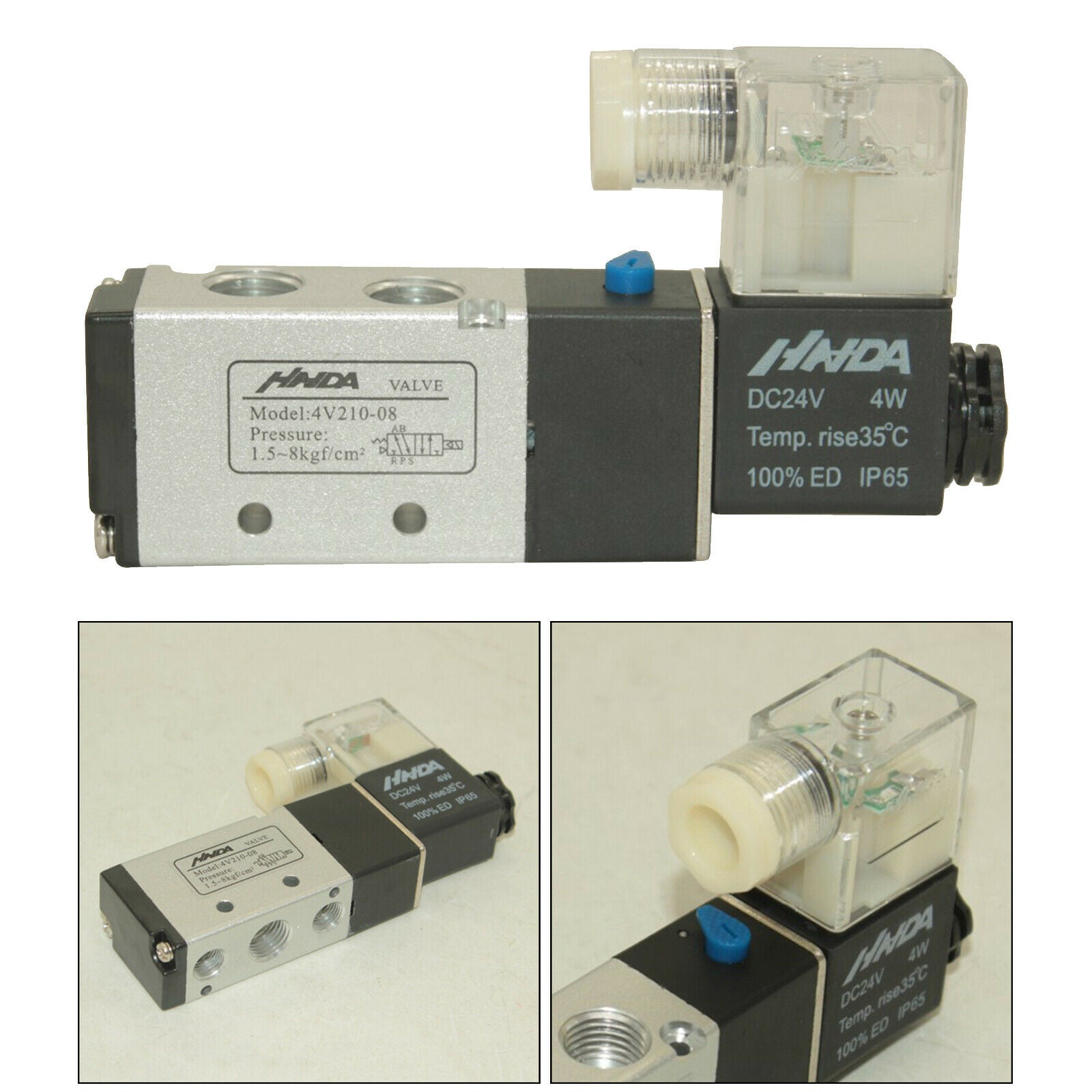 DC24V 2.5 W Electrical directional valve 5 connection 2 position