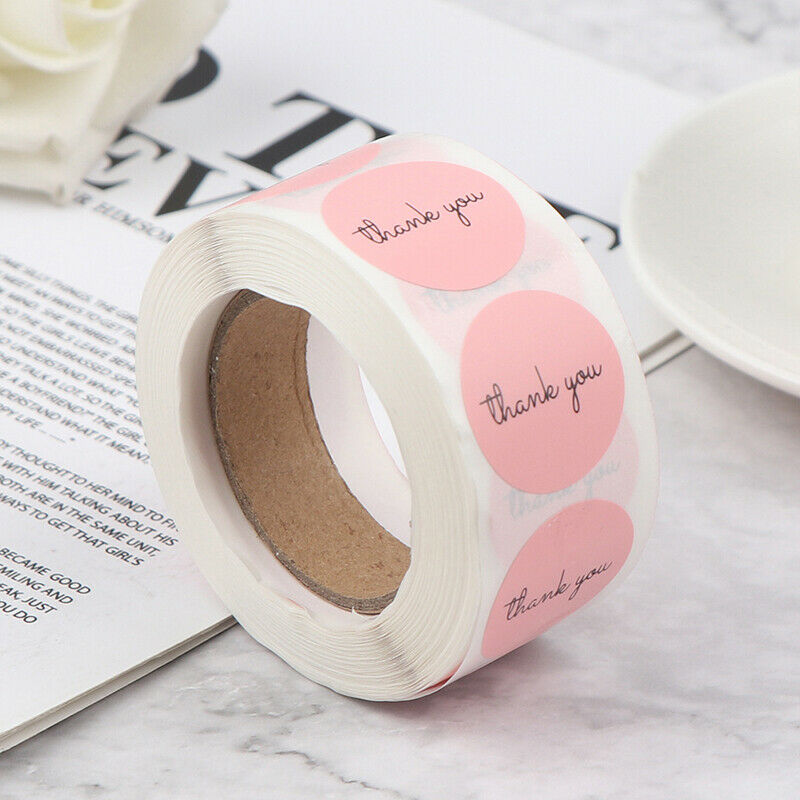 500PCS Round THANK YOU Stickers seal labels Labels stickers for Packa.l8