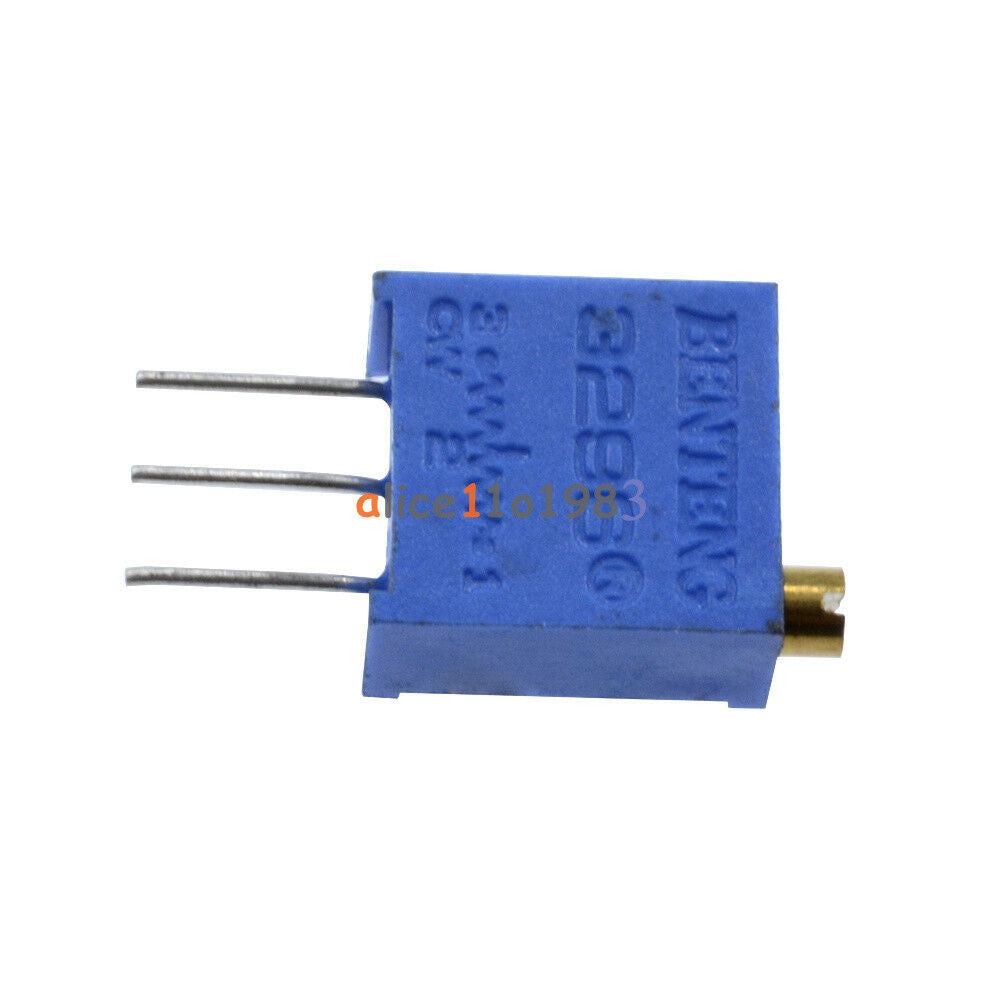 50Pcs 3296W-502 3296 W 5K ohm Trim Pot Trimmer Potentiometer Top