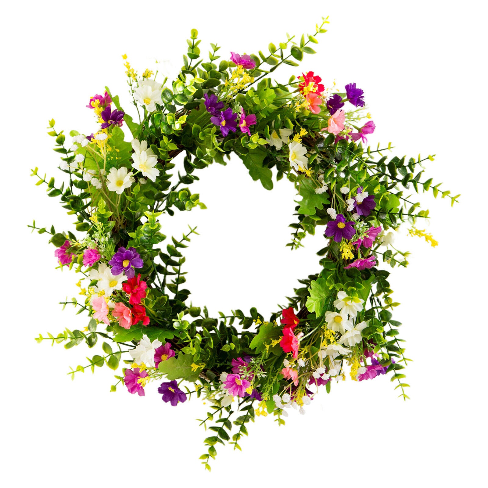 Artificial Eucalyptus and Small Fresh Decorative Flower Crown