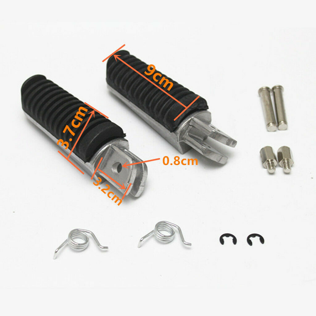 2 Pieces Footrest Foot Pegs for Yamaha YZF 600 R6S 2006 MT03 2006-2009