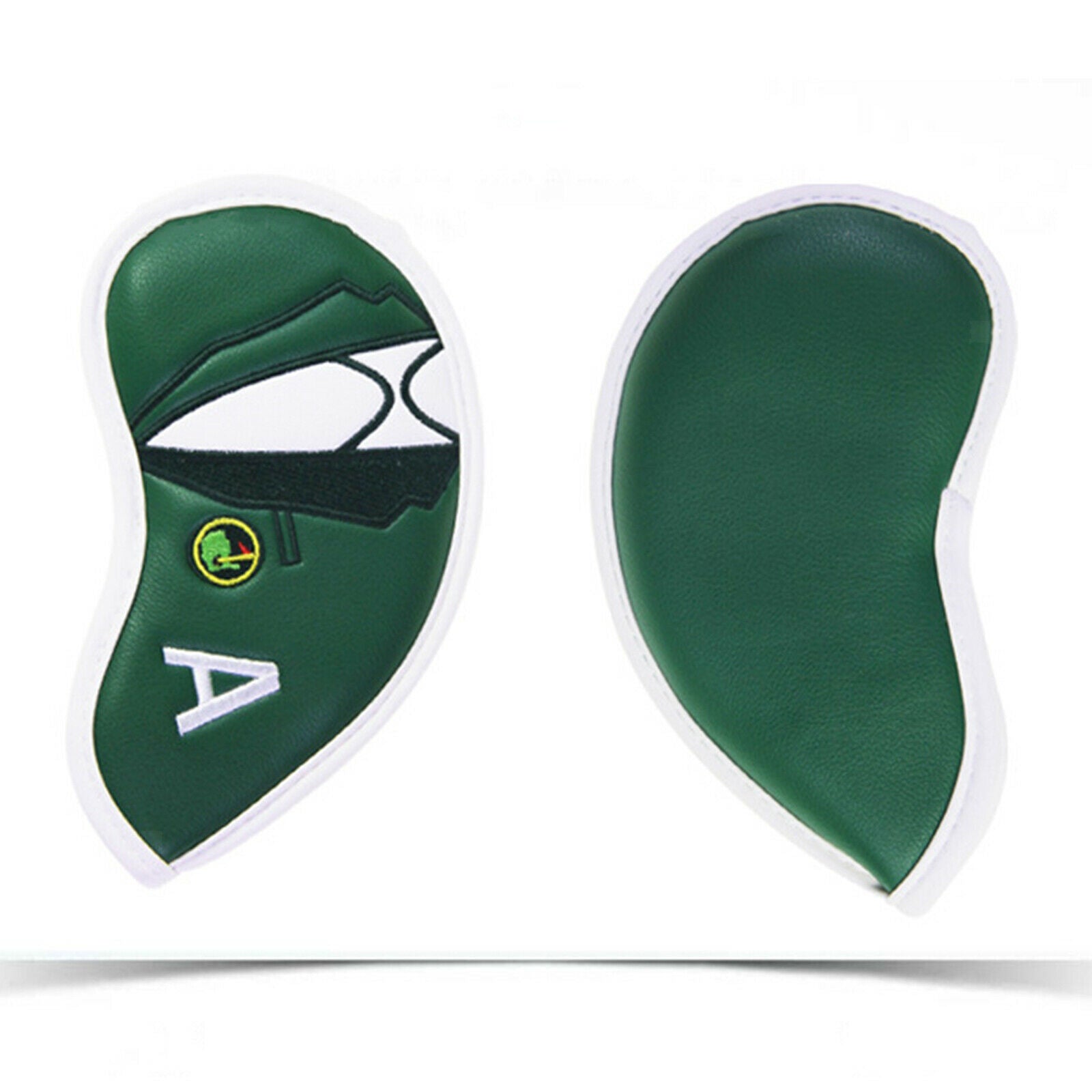 10Pack Premium Leather Golf Iron Headcover 4-9,P,S,A,X Club Head Cover Guard