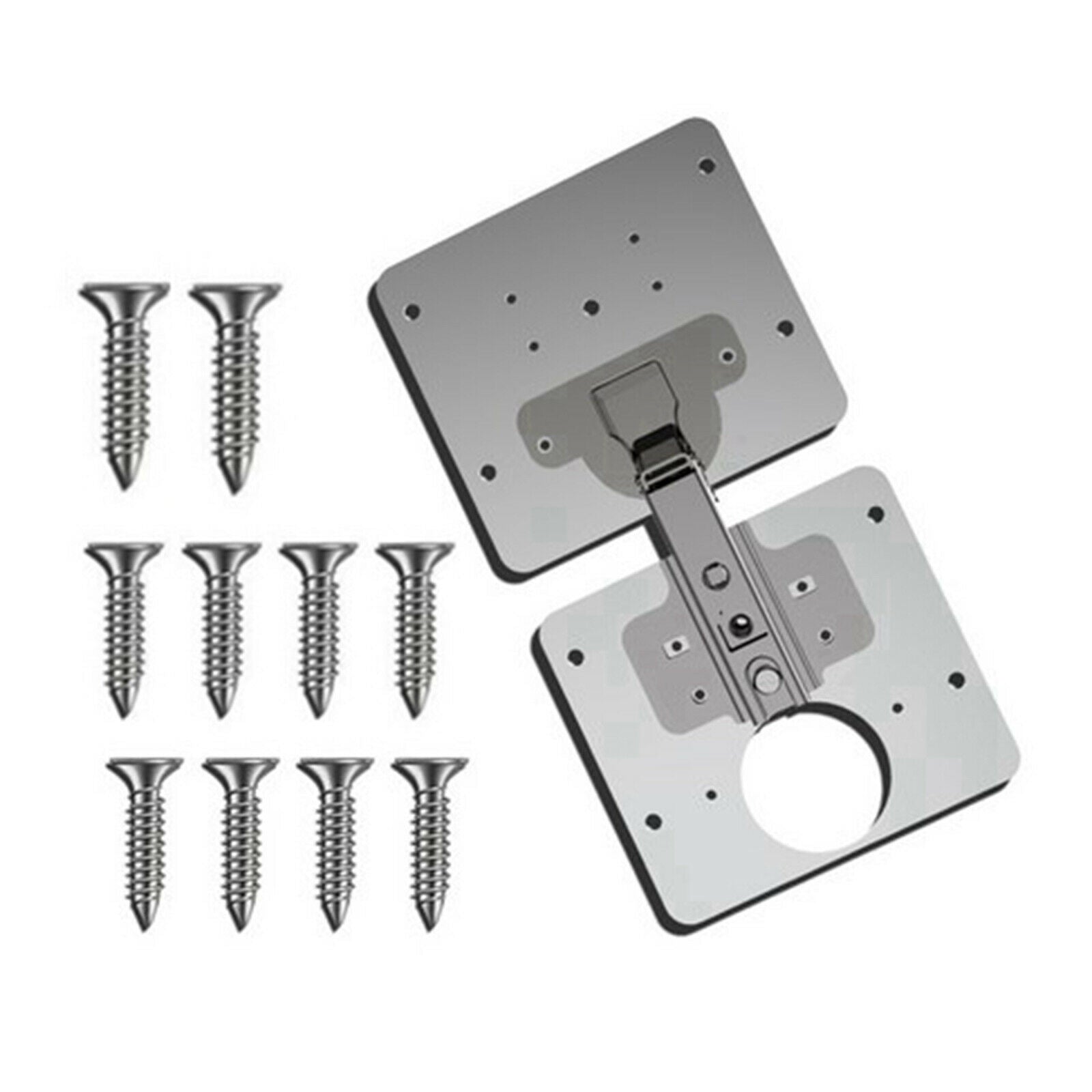 Stainless Steel Cabinet Hinge Repair Plate For Furniture Door Mending Hinges