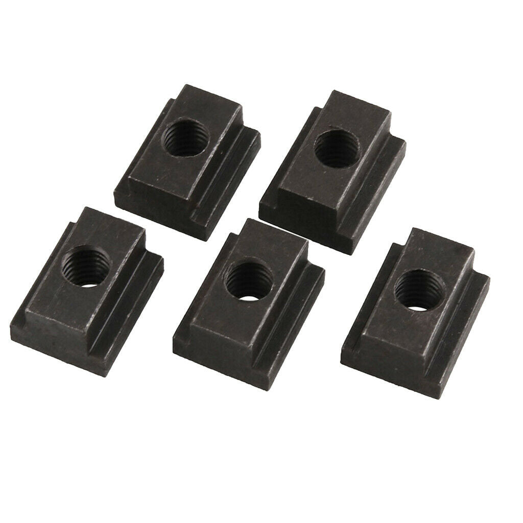Set of 5 T-Slot Nut T-nut Oxide Finish 3/8"-16 Threads for  Tacoma Truck