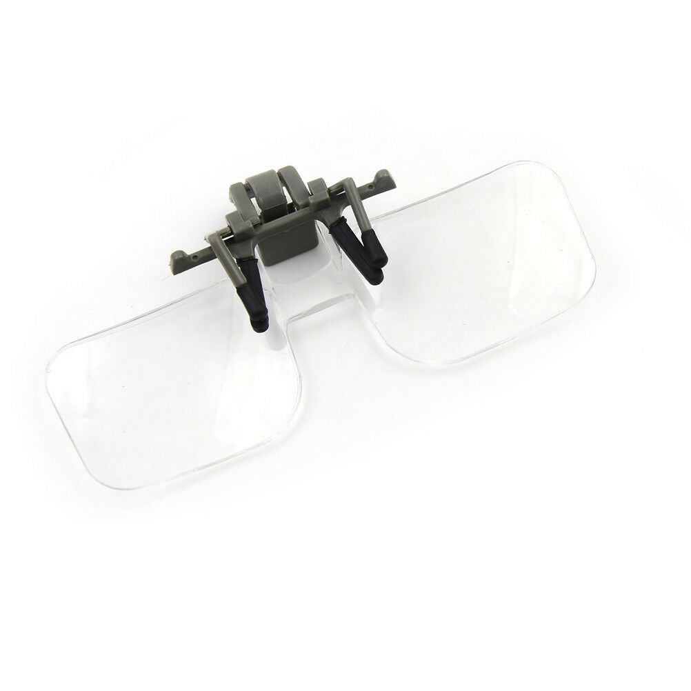 Magnifier Clip On Glasses Magnifying Glasses Eyeglasses Watch Repair Too.l8