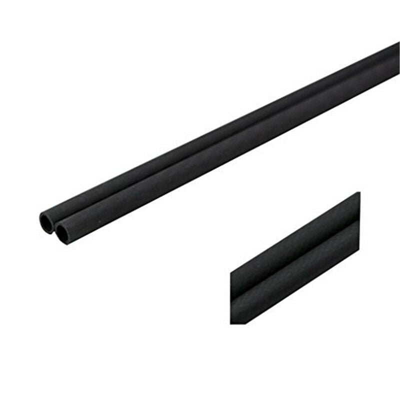 3K Roll Wrapped 17mm Carbon Fiber Tube 15mm x 17mm x 500mm Glossy or Matt for RC
