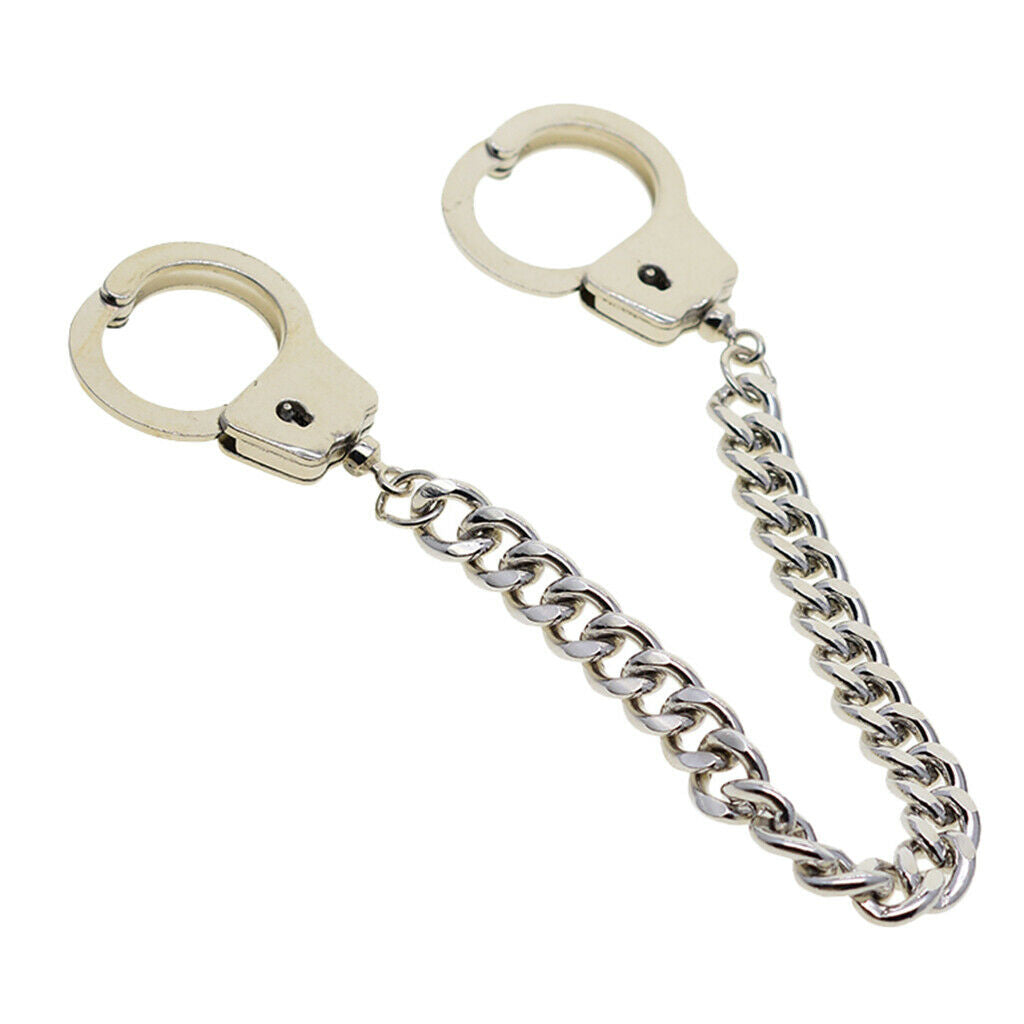Mini Handcuffs Keychain Metal Creative Chain for Car Key Chain Ring Holder