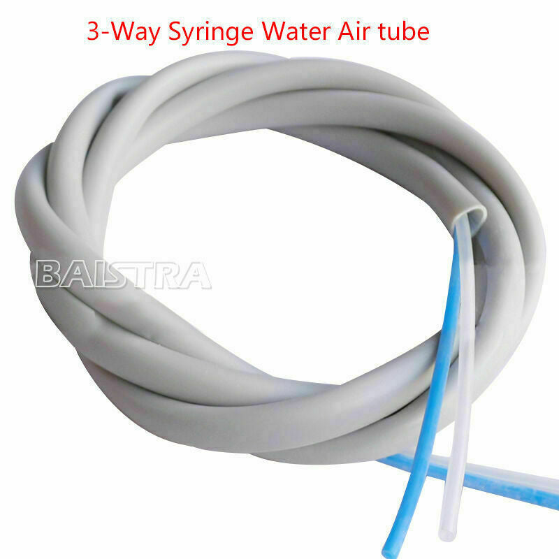 10 X Dental Silicone Air Turbine Tubing Tube Hose For 3-Way Syringe Handpieces