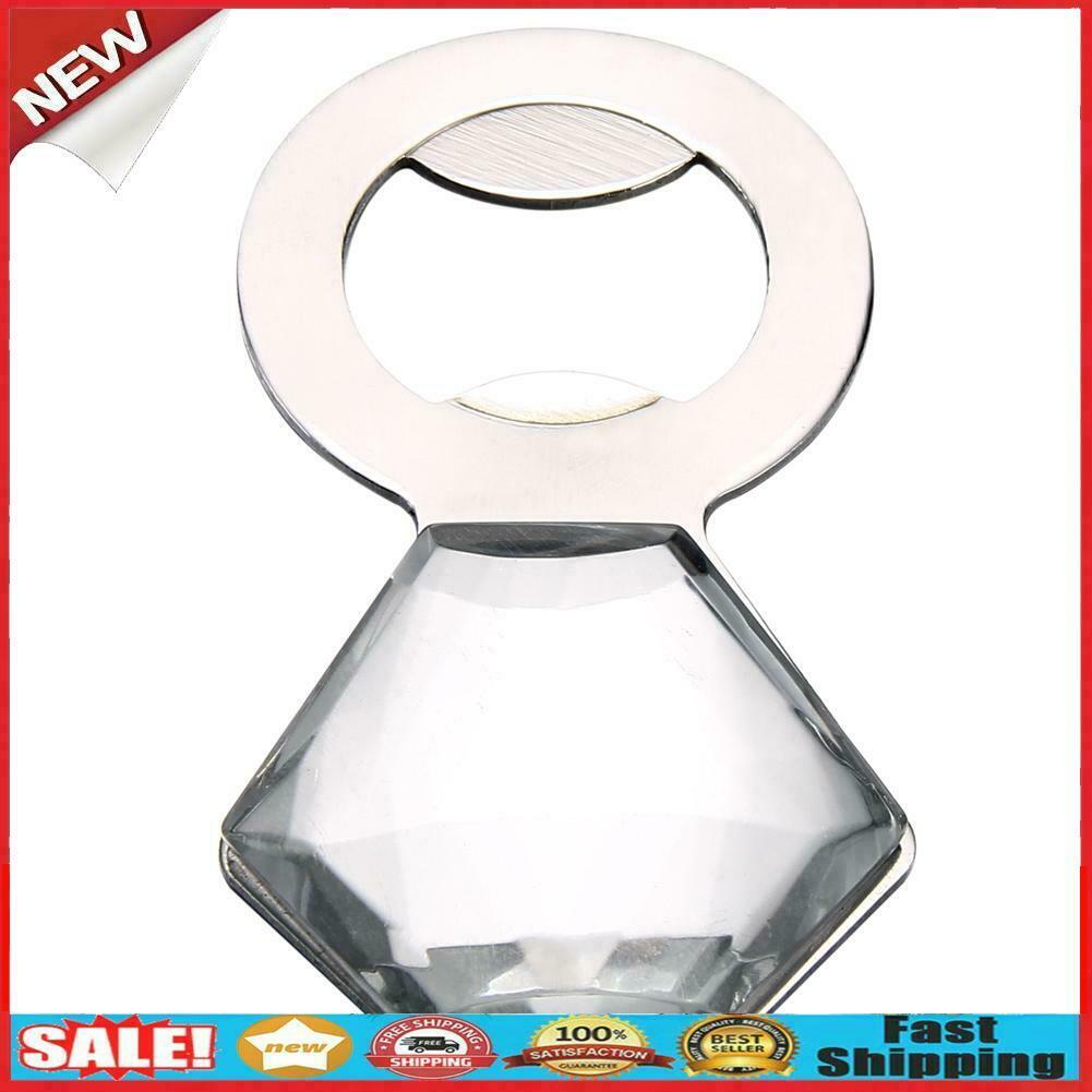 Creative Crystal Diamond Metal Wine Bottle Opener Wedding Promotion Gift  @