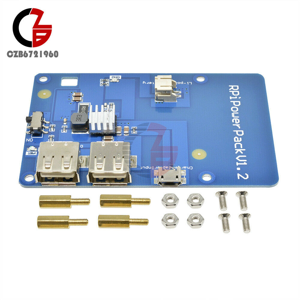 for Raspberry Pi3 Lithium Battery PowerPack Expansion Board with Dual USB Output