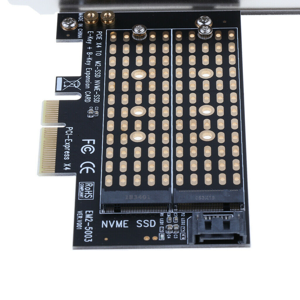 M.2 to PCI  X4 Converter Card Adapter M.2 NGFF M-Key, PCIe NVME Adapter