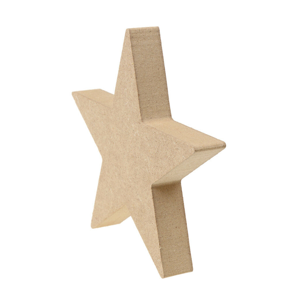 Wooden Alphabet Craft Letters Plaque Wall Hanging Wedding Nursery Decor Star