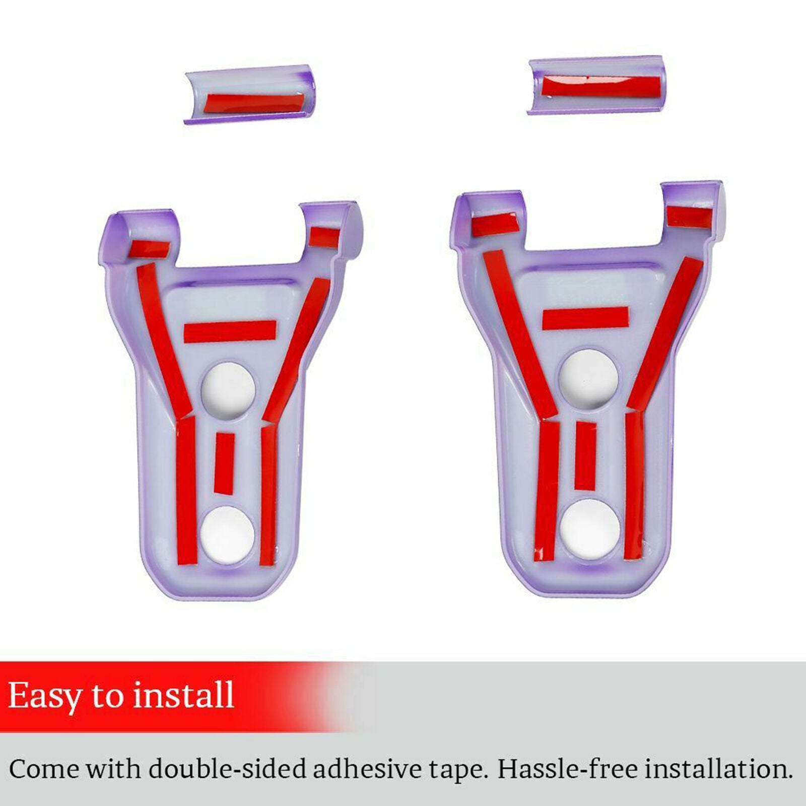 Purple Engine Hood Hinge Decor Cover Trim Accessories For 2018+ Jeep Wrangler JL