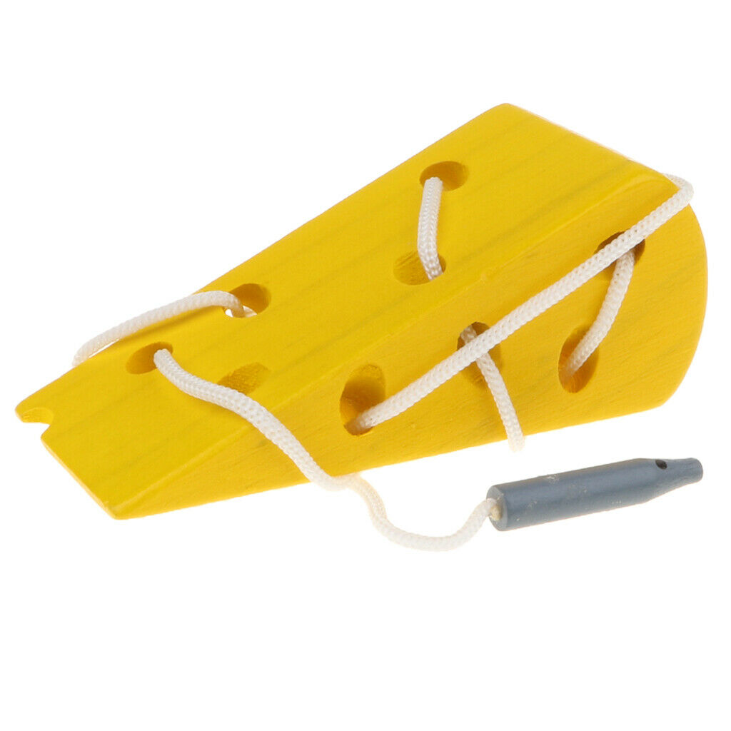 Baby Kids Toys Wood Fillet Cheese