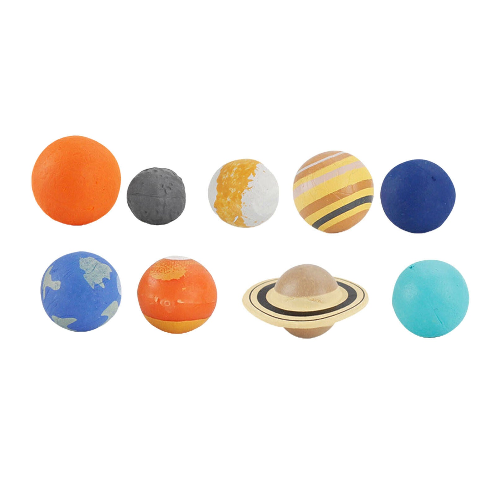 Colorful PU Planet Ball Solar System for Kids Universe Elastic Planetary