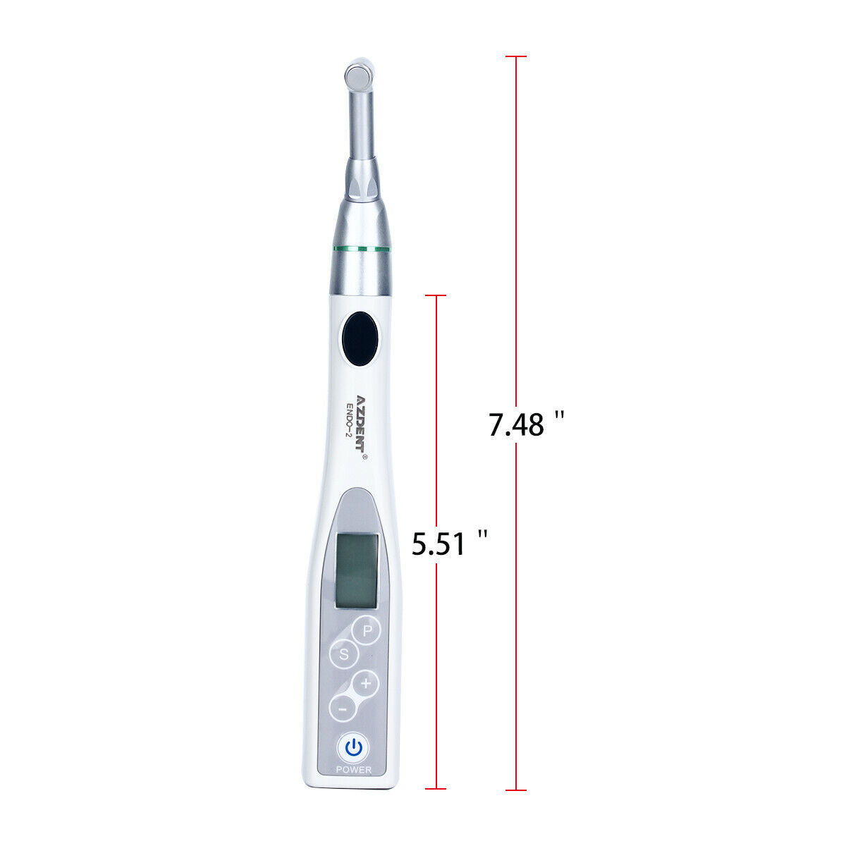 Dental Mini Endo Motor Cordless Handpiece 16:1 Contra Angle Auto Reverse & Stop