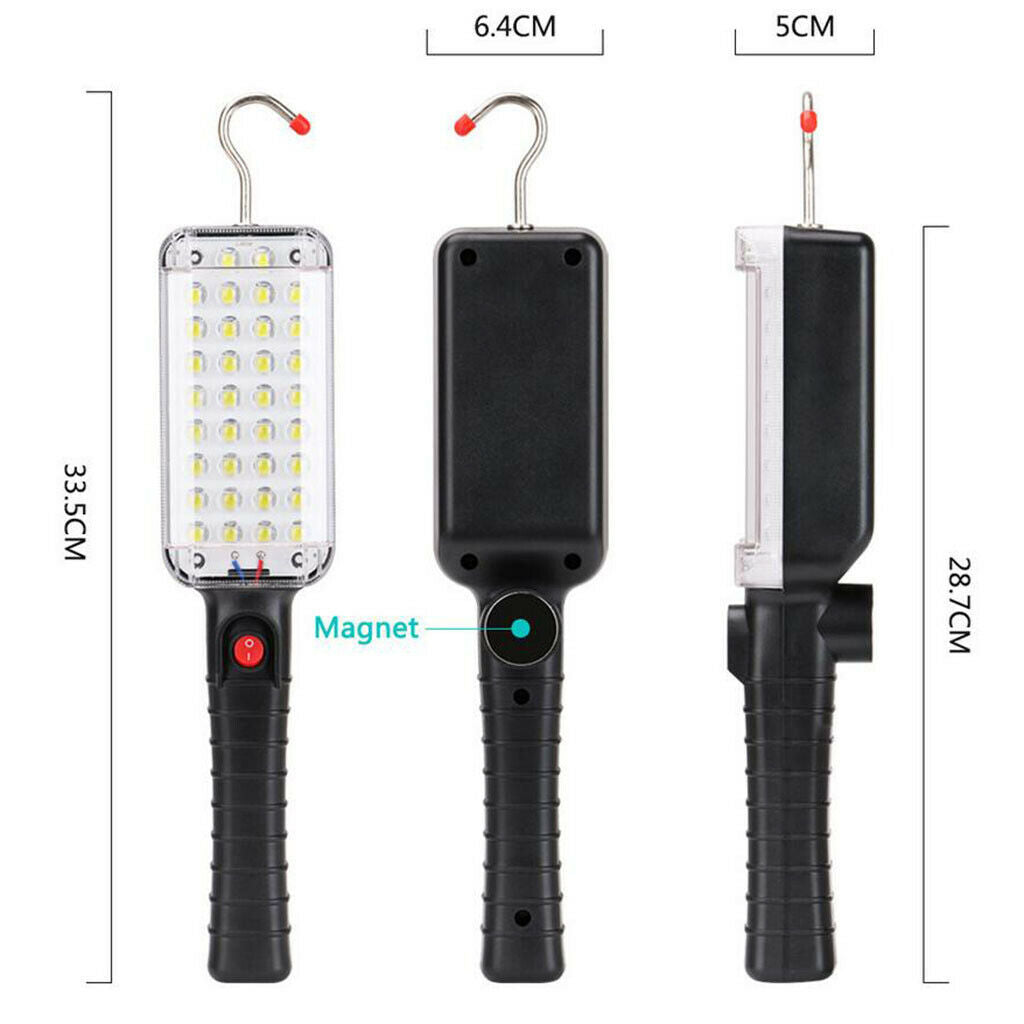 Handheld Magnetic LED Work Light Car Truck Inspection Lamp USB Flashlight