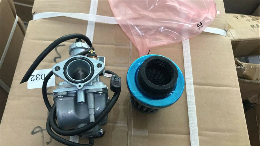 Motorcyle Dirt Bike 26mm Carburetor + 38mm Air Filter + Intake Pipe + Gasket Kit
